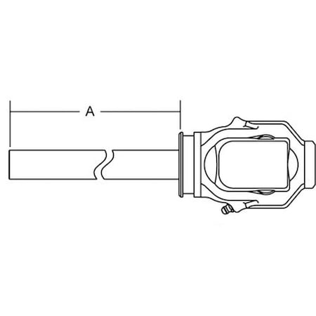 Aftermarket Yoke And Shaft A-10103501-AI
